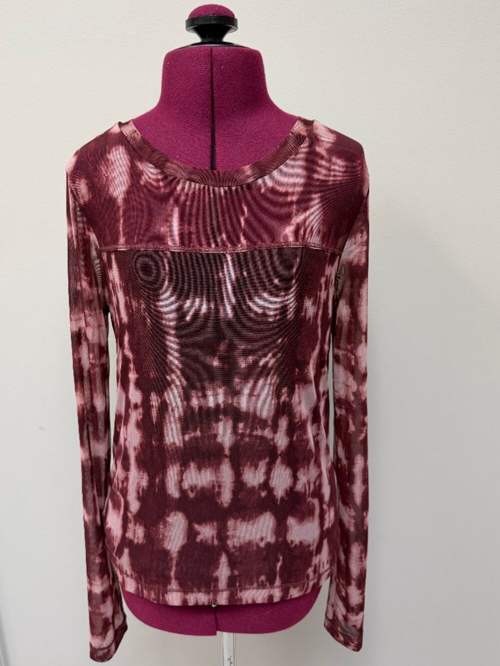 Payton Jensen Batik Mesh Top